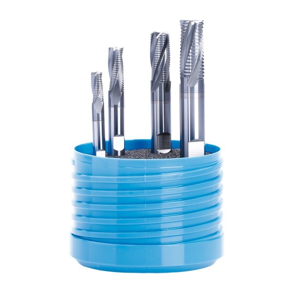 VHM Feinstkorn Schruppfräser Satz 6 / 8 / 10 / 12 mm