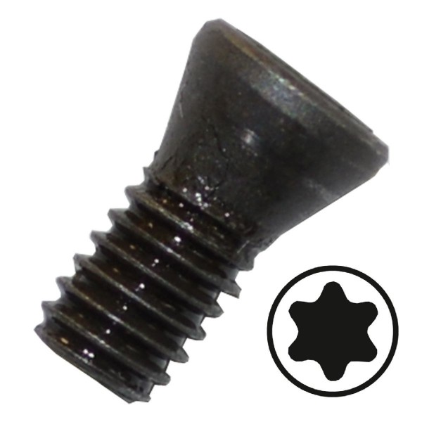 Torx Klemmschrauben TX15 M4 x 9 mm Kopf: 5,7 mm
